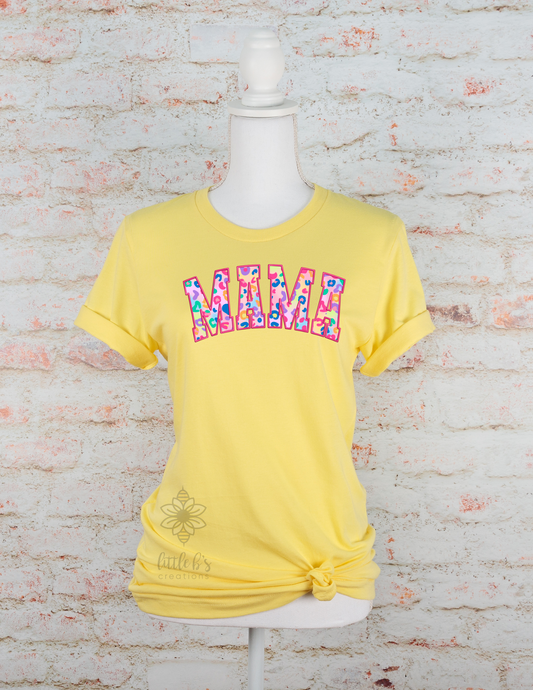Leopard Multicolor MAMA T-shirt